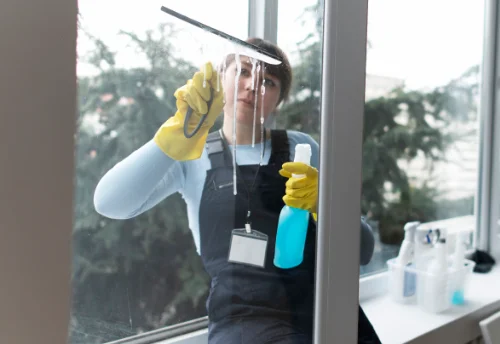 Nettoyage de vitres intérieures et extérieures à Saint-Julien-Vocance
